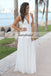 Deep V-Neck Sexy Bridesmaid Dress, Cheap Chiffon V-Back Bridesmaid Dress, D148