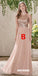 Mismatched Sequin Top Bridesmaid Dress, Chiffon Floor-Length Bridesmaid Dress, D220