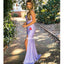 Sparkle Mermaid Sleeveless Charming Sequin Slit Prom Dresses, FC4367