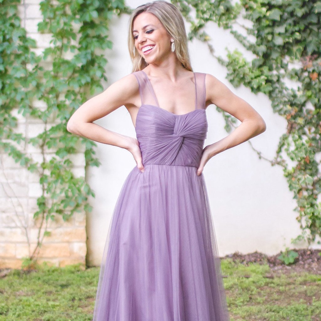 Long Bridesmaid Dress, Sleeveless Bridesmaid Dress, Tulle Bridesmaid Dress, Dress for Wedding, Sweet Heart Bridesmaid Dress, Floor-Length Bridesmaid Dress, LB0436