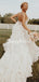 Gorgeous A-line Lace Backless Floor-Length Wedding Dress, FC5094