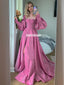 Long Sleeve A-line Special Prom Dress, FC5344