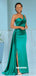 Gogeous Mermaid One-shoulder Slit Long Pleated Bridesmaid Dress, FC6651