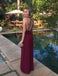 Spaghetti Straps Prom Dress, Deep V-Neck Prom Dress, Backless Prom Dress, Soft Satin Prom Dress, Sexy Prom Dress, D73