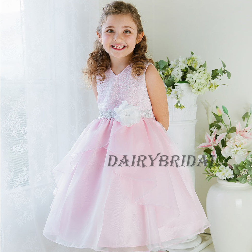 Tulle Lace Flower Girl Dresses, Lovely Cute Tutu Dresses, DA962