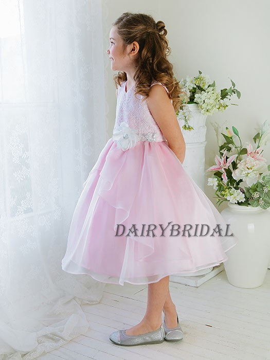 Tulle Lace Flower Girl Dresses, Lovely Cute Tutu Dresses, DA962