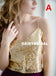 Newest Sequin Top A-Line Two Pieces Tulle Mismatched Bridesmaid Dresses, D1181