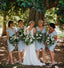 Short Jersey V-Back Knee-Length Cheap Sheath New Arrival Bridesmaid Dress, D1373