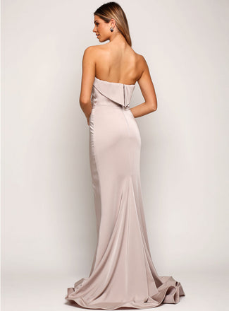 Stunning Soft Satin Mermaid Floor-length Long Bridesmaid Dress, FC6020