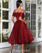 Off Shoulder A-line Organza Different Colors Homecoming Dress, FC4492