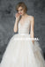 Long A-Line Tulle Wedding Dresses, Applique Honest Floor-length Wedding Dresses, D896