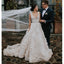 Gorgeous A-line Sweetheart Tulle Floor-length Wedding Dresses, FC4771