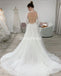 Stunning Mermaid Lace Long Sleeves Wedding Dress with a Detachable Train, FC4945